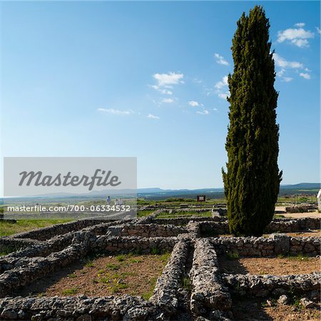 Keltiberischer Archaeological Site Tiermes, Montejo de Tiermes, Soria, Castilla y Leon, Spanien