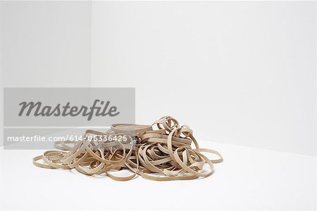 Stack of rubber bands