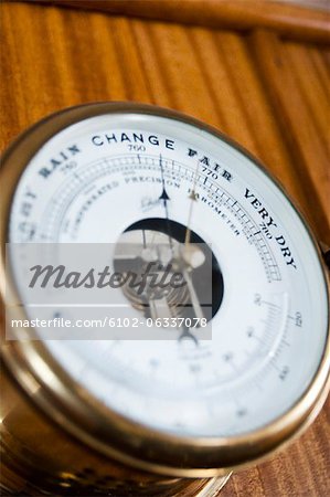 Barometer on boat