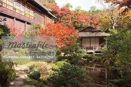 Jakkou-in temple in autumn, Ohara, Kyoto, Japan