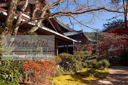 Main hall, Saimyou-ji Temple, Takao, Kyoto, Japan