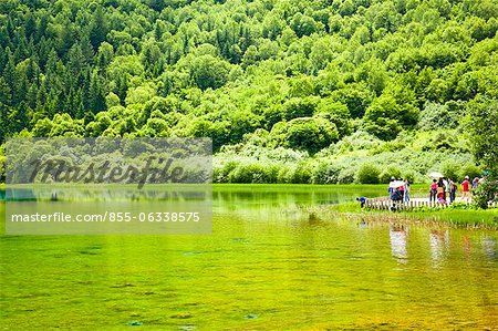Five Flower Lake (Wuhuahai), Jiuzhaigou, Sichuan, China