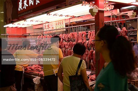 Wanchai marché, Wanchai, Hong Kong