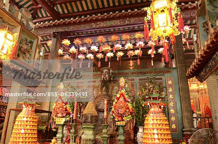 Statue of god in Pak Tai Temple, Wanchai, Hong Kong