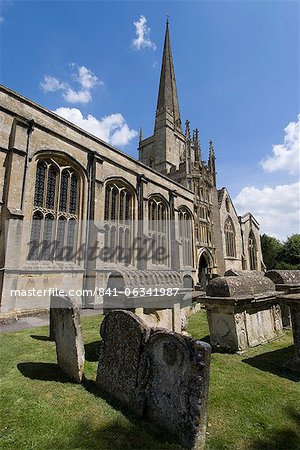 Burford Kirche in Burford, Oxfordshire, England, Vereinigtes Königreich, Europa