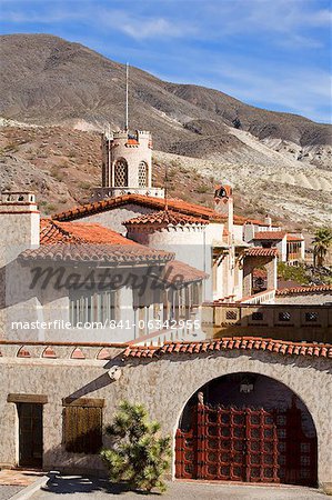 Château de Scotty dans Death Valley National Park, California, États-Unis d'Amérique, l'Amérique du Nord