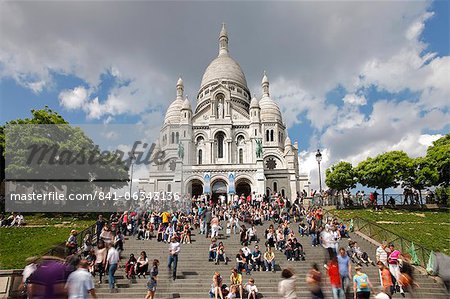 Basilique du Sacré Coeur, Montmartre, Paris, France, Europe
