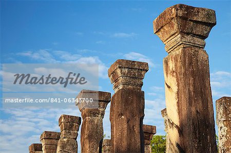 Audience Chamber, Island Gardens, Polonnaruwa, UNESCO World Heritage Site, North Central Province, Sri Lanka, Asia