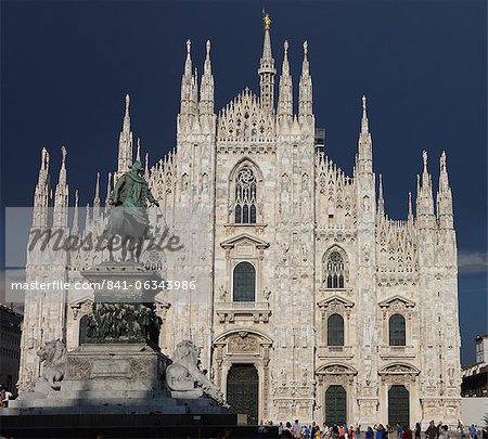 Duomo, Milan, Lombardie, Italie, Europe