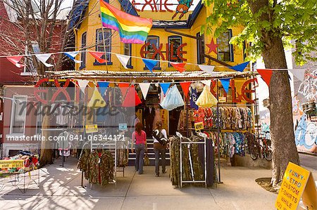 Kensington Market, einem ausgewiesenen National Historic Site of Canada, Toronto, Ontario, Kanada, Nordamerika