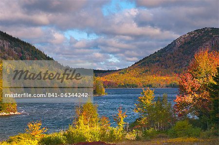 Eagle Lake, Parc National d'Acadia, Mount Desert Island, Maine, New England, États-Unis d'Amérique, Amérique du Nord