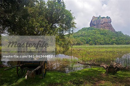 Lion Rock forteresse, Site du patrimoine mondial de l'UNESCO, Sigiriya, Sri Lanka, Asie