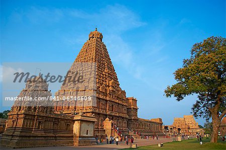 Bridhadishwara Tempel, UNESCO Weltkulturerbe, Thanjavur (Tanjore), Tamil Nadu, Indien, Asien
