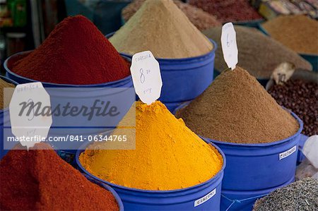 Colourful spices, Marrakesh, Morocco, North Africa, Africa Colourful spices, Marrakesh, Morocco, North Africa, Africa