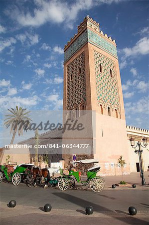 D'El Mansour Mosque, Marrakesh, Morocco, North Africa, Africa