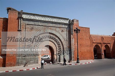 Porte de la ville près de Kasbah, Marrakech, Maroc, l'Afrique du Nord, Afrique Porte de la ville près de Kasbah, Marrakech, Maroc, l'Afrique du Nord, Afrique
