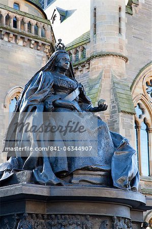 Reine Victoria statue, The McManus, Dundee, Écosse