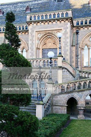 Architecture detail at The McManus Art Gallery and Museum, Dundee, Scotland