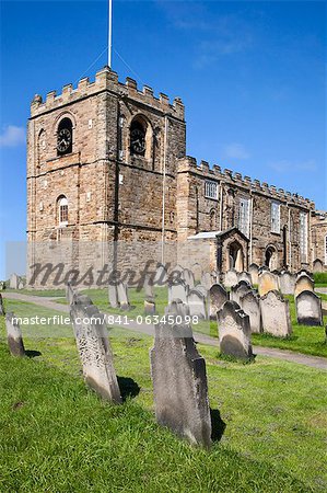 Église paroissiale de St. Mary's à Whitby, North Yorkshire, Yorkshire, Angleterre, Royaume-Uni, Europe