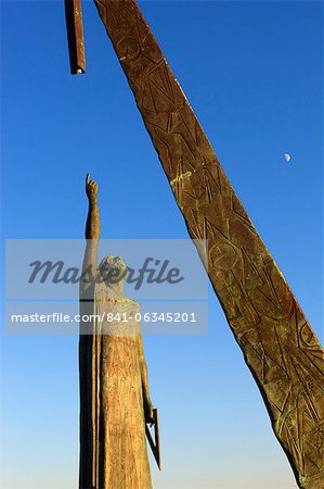 Statue of Pythagoras (Greek philosopher and mathematician), Pythagorion, Samos, Aegean Islands, Greece