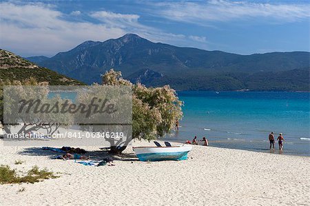 Beach view, Psili Ammos, Samos, îles de l'Égée, Grèce