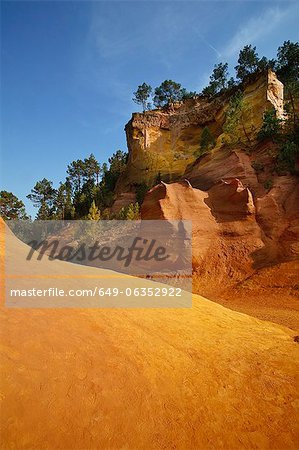 Sand dune in desert landscape