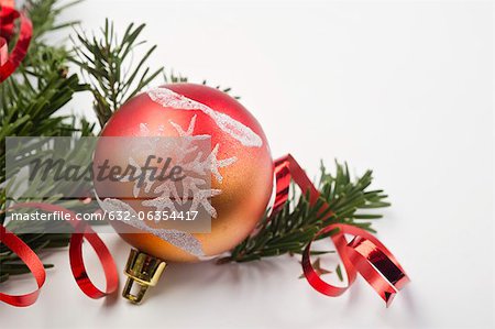 Ornement de Noël, gros plan Ornement de Noël, gros plan