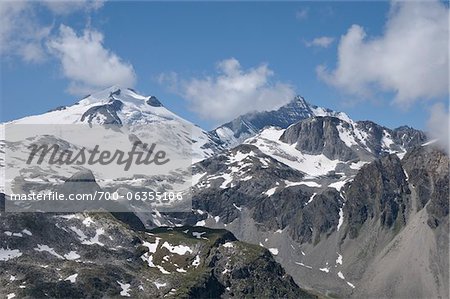 Mountainside, Tignes, Tarentaise Valley, Savoie, Rhone-Alpes Region, France