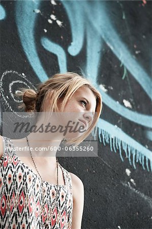 Portrait of Teenager, Mannheim, Baden-Wurttemberg, Germany Portrait of Teenager, Mannheim, Baden-Wurttemberg, Germany