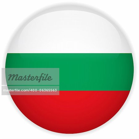Vector - Bulgaria Flag Glossy Button