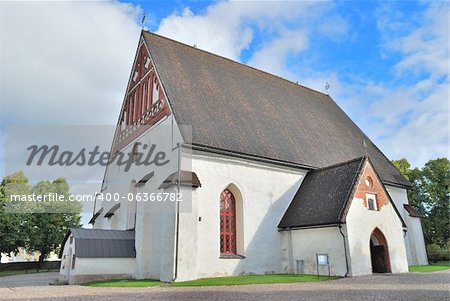 Porvoo, Finland. The medieval church of Saint Mary