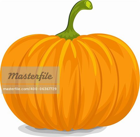 Style, Fresh, Decorative Pumpkin for Halloween.