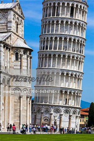 Tour penchée de Pise, Toscane, Italie