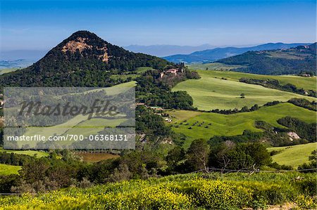 Campagne, Volterra, Toscane, Italie