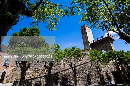 Tour de l'horloge, Monterchi, Province d'Arezzo, Toscane, Italie