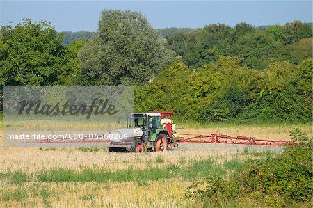 Spraying Herbicide, Hesse, Germany