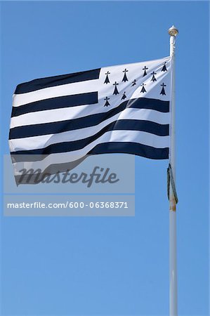 Brittany Flag, Brittany, France