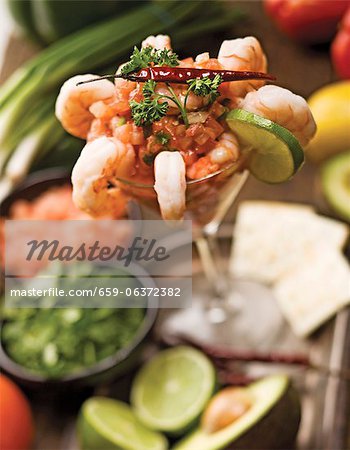 Mexican Style Shrimp Cocktail Mexican Style Shrimp Cocktail
