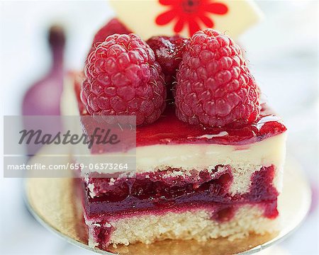 Raspberry slice