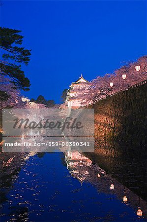 Schloss Hirosaki, Präfektur Aomori, Japan