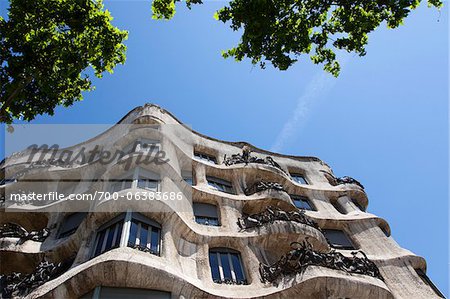 La Casa Milà, Barcelone, Catalogne, Espagne