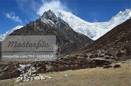Langtang Valley and Langtang Khola, Langtang National Park, Bagmati, Madhyamanchal, Nepal