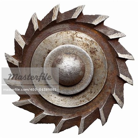 Circular saw blade, isolated