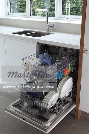 Full dishwasher