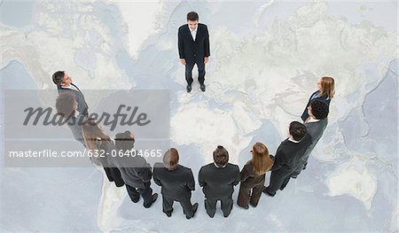 CEO meets with employees CEO meets with employees
