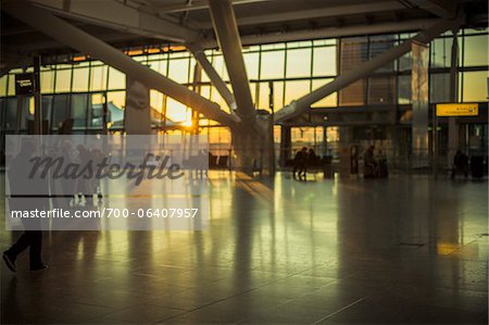 Intérieur du Terminal 5, Londres, Heathrow Airport, Hounslow, Royaume-Uni