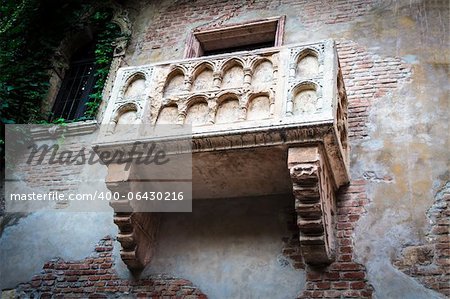 another view of the juliet and romeo's balcony