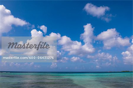 Eau, Horizon et ciel, Mangel Halto Beach, Aruba, petites Antilles, des Caraïbes