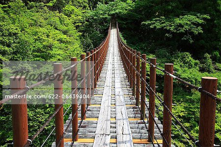 Momiki Brücke in Yatsushiro, Präfektur Kumamoto ausgesetzt. Momiki Brücke in Yatsushiro, Präfektur Kumamoto ausgesetzt.