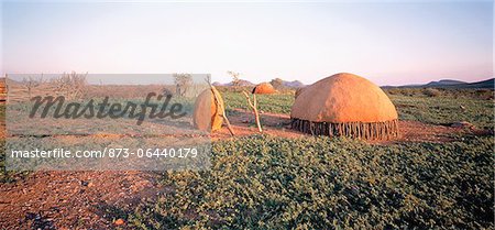 Région de Kaokoland Village Himba en Namibie Région de Kaokoland Village Himba en Namibie